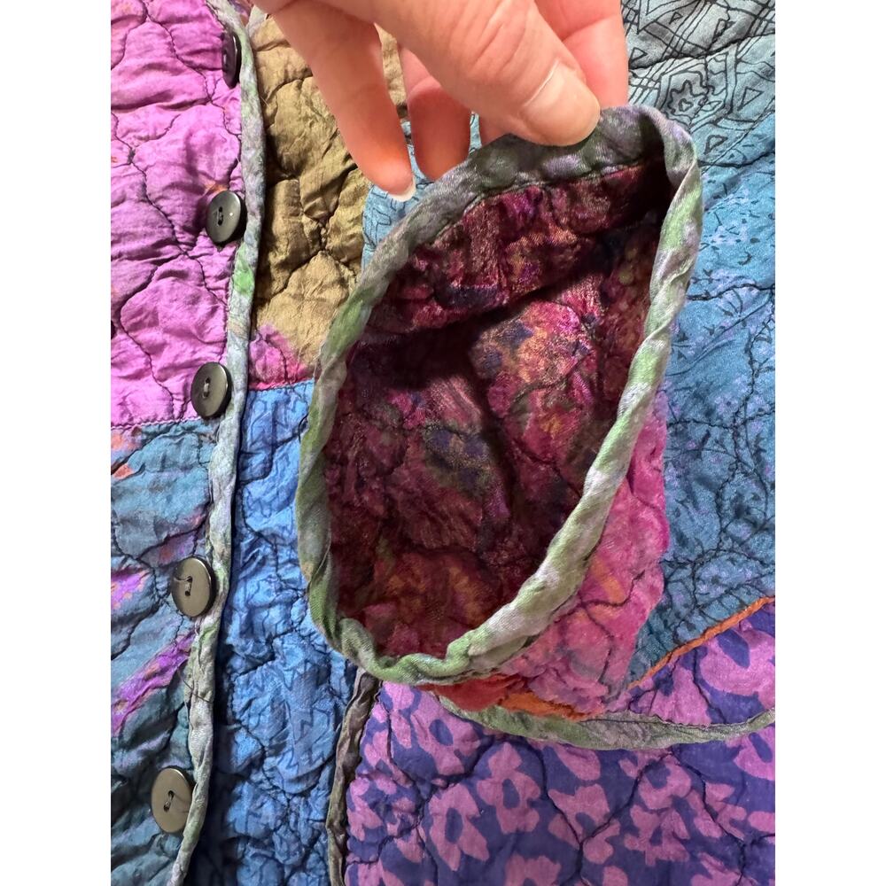 Patchington Quilted Silk Jacket - image 7